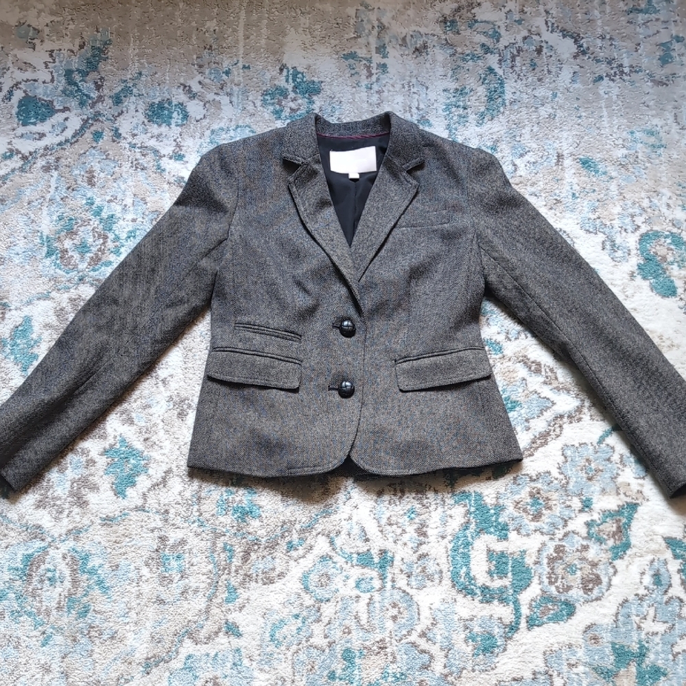 New Without Tag Banana Republic Gray Blazer Structured Suit Jacket